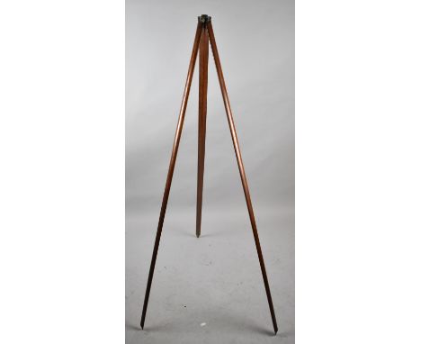 A Late 19th Century Theodolite Tripod Stand Inscribed F W D O D, 22108, 45cms Long 