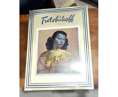 A signed first edition copy of Tretchikoff by Howard Timmins publish by Harrap, with gilt cover and dedication&nbsp; 