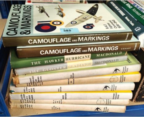 Six hard back military aviation books published by Harley-Ford Publication Limited; United States Army And Air Force Fighters