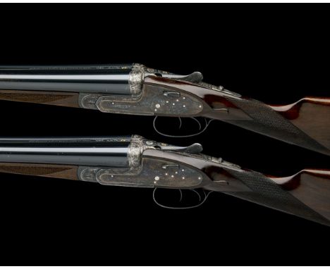 AYA A PAIR OF 20-BORE 'NO.2' HAND-DETACHABLE SIDELOCK EJECTORS, serial no. 307-98 / 308-98, 28in. nitro chopperlump barrels, 