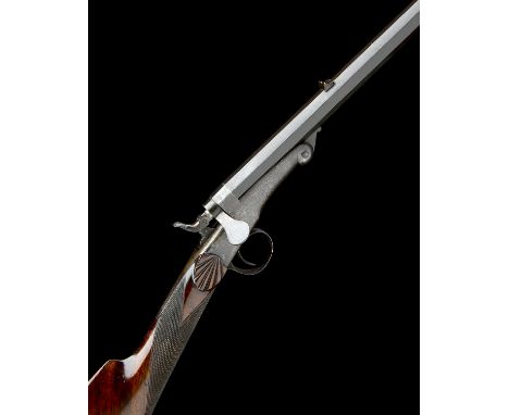 A .360 NEEDLEFIRE SINGLE-SHOT SCREW-BREECH ROOK & RABBIT RIFLE, UNSIGNED, no visible serial number, circa 1860 and similar to