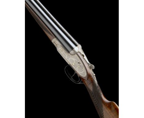 AYA A 12-BORE 'NO.1' HAND-DETACHABLE SIDELOCK EJECTOR, serial no. 395318, 28in. nitro chopperlump barrels, 2 3/4in. chambers,