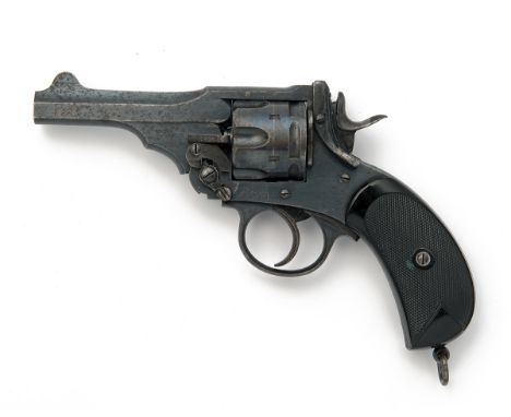 J. BLANCH, LONDON FOR P&O A .455 SIX-SHOT REVOLVER, MODEL 'WEBLEY & SCOTT MKIV', serial no. 122300, with 4in. blued barrel, i