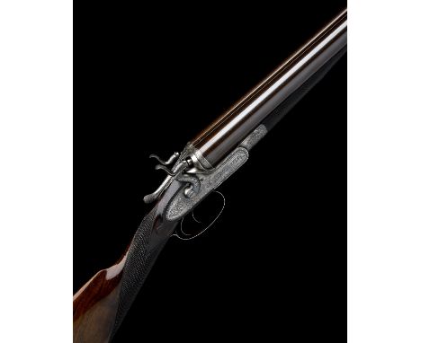 J. PURDEY A 12-BORE 'JOHNSON'S REVERSE TOPLEVER' HAMMERGUN, serial no. 5675, conversion from percussion, 30in. nitro reproved