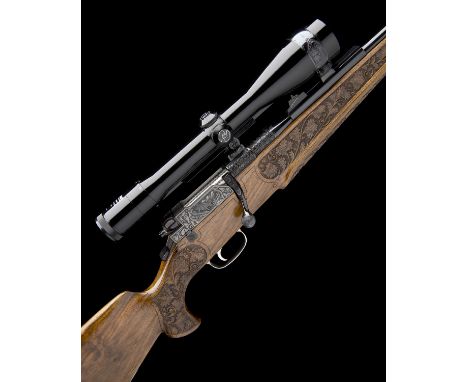 ORIGINAL MAUSER AN ORNATE .300 WIN. MAG. 'MOD. 66' STRAIGHT-PULL BOLT-MAGAZINE SPORTING RIFLE, serial no. SG47501, 25 3/4in. 