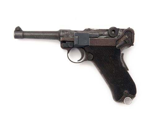 DWM, GERMANY A RARE 9mm (PARA) SEMI-AUTOMATIC SERVICE-PISTOL, MODEL '1906 DUTCH CONTRACT LUGER P08', serial no. 28, circa 191