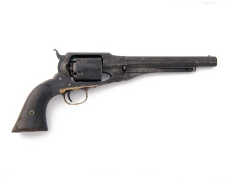 E. REMINGTON &amp; SONS, USA A RARE .44 PERCUSSION SINGLE ACTION REVOLVER, MODEL 'REMINGTON-BEALS ARMY', serial no. 449, circ