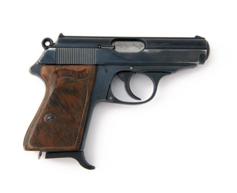 WALTHER, GERMANY A 7.65mm SEMI-AUTOMATIC SERVICE-PISTOL, MODEL 'PPK', serial no. 235479K, World War Two manufacture, with blu