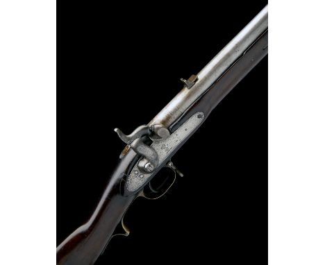 A .704 PERCUSSION SERVICE RIFLE, UNSIGNED, MODEL 'EAST INDIA CO. BRUNSWICK', no visible serial number, circa 1864, with 'in t