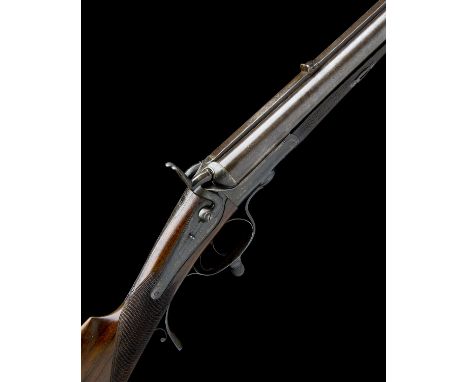 C.H. WESTON, BRIGHTON A .500 (B/P 3in.) DOUBLE-BARRELLED JONES-ACTION HAMMER RIFLE, serial no. 2486, circa 1885, with 25 3/4i