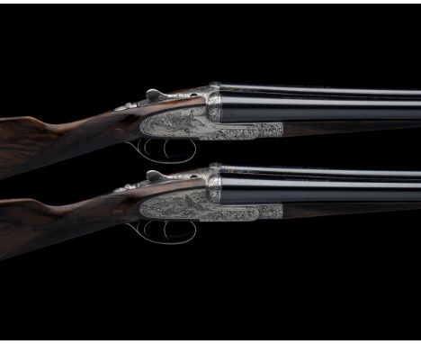 HOLLAND & HOLLAND A FINE PAIR OF PREATER-ENGRAVED 12-BORE 'ROYAL DE LUXE' SELF-OPENING SIDELOCK EJECTORS, serial no. 40253 / 