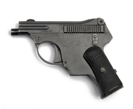 FRANZ PFANNL, AUSTRIA A SCARCE 4.25 (LILLIPUT) SEMI-AUTOMATIC VEST-PISTOL, MODEL 'ERIKA', serial no. 2474.28, circa 1925, wit