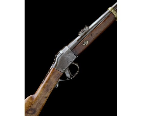 BEURET FRERES, LIEGE AN 11x50R mm SINGLE-SHOT CARBINE, MODEL 'COMBLAIN PATENT', serial no. 11777, circa 1875, with round 23 1