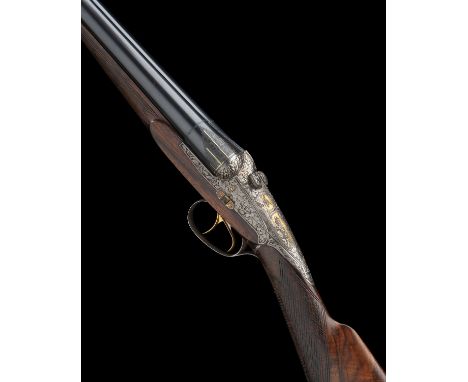 DARNE A RARE BERNIAUD-ENGRAVED 12-BORE GRADE 'VHS' SPRING-OPENING SLIDING BREECH EJECTOR, serial no. 6Z790, 27 5/8in. (70cm) 