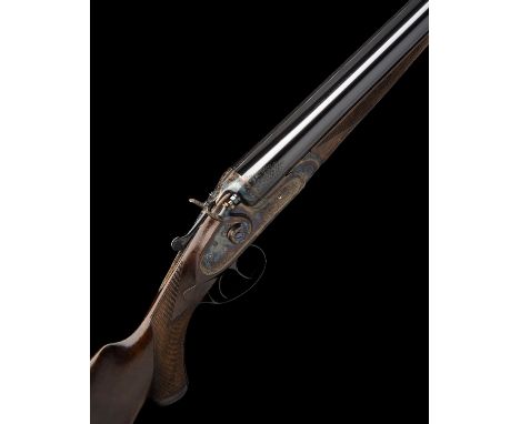 TATE & TATE A 12-BORE TOPLEVER HAMMERGUN, serial no. 581092, 28in. nitro chopperlump barrels (Spanish dated for 1990) with ra