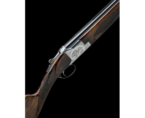 FABRIQUE NATIONALE A HUPKENS-ENGRAVED 12-BORE 'B2G' SINGLE-TRIGGER OVER AND UNDER EJECTOR, serial no. 55585, 27 1/2in. nitro 