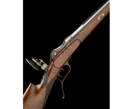 AN 8.15X46R SINGLE-SHOT MATCH RIFLE, UNSIGNED, MODEL 'KESSLER-'MARTINI', serial no. 1547, circa 1910, with 30in. fluted octag