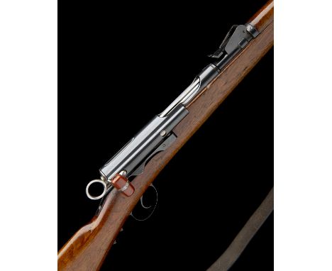 A 7.5x53 (SWISS) STRAIGHT PULL SINGLE-SHOT CADET RIFLE, UNSIGNED, MODEL 'SCHMIDT-RUBIN M1889', serial no. 2401, circa 1891, w