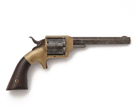 L.W. POND, USA A .32 RIMFIRE FRONT-LOADING SIX-SHOT CARTRIDGE REVOLVER, MODEL 'SEPARATE CHAMBER TYPE', serial no. 867, circa 