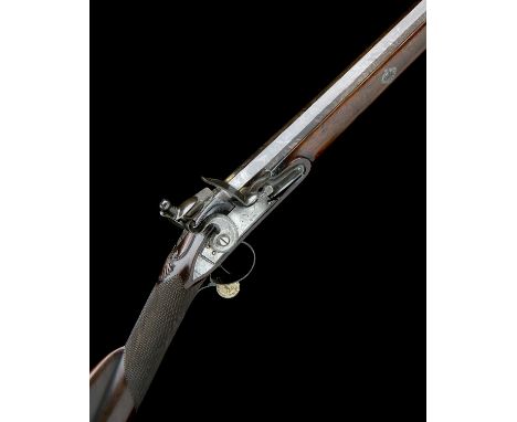 EX W. KEITH NEAL. H. NOCK, LONDON A FINE 15-BORE FLINTLOCK SINGLE-BARRELLED SPORTING-GUN, no visible serial number, circa 178