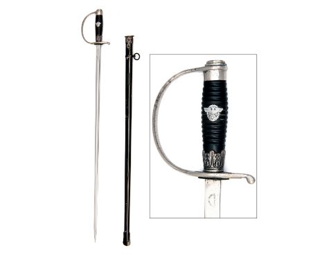 ALCOSO, SOLINGEN A WW2 GERMAN POLICE NCO'S PARADE SWORD, a Police NCO's dagen by Alcoso, but also with uniform distributor ma