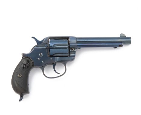 COLT, LONDON A RARE .44 (S&W AMERICAN) DOUBLE-ACTION REVOLVER, MODEL '1878 FRONTIER', serial no. 32369, for 1893, with blued 