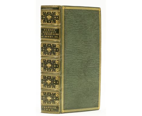 Elzevier.- Beckford copy.- Henri III.- Recueil de diverses pieces servant à l'histoire de Henri III, roy de France et de Polo