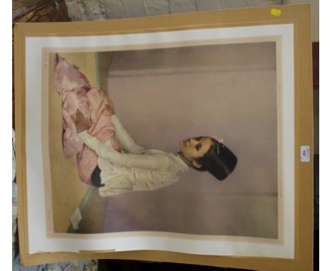 Gerald Kelly 'Saw Ohn Nyun' Frost and Reed lithograph dated 1960, signed in pen, unframed, 64cm x 51cm