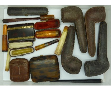 Cheroot cases, pipe cases, cigarette cases, etc.
