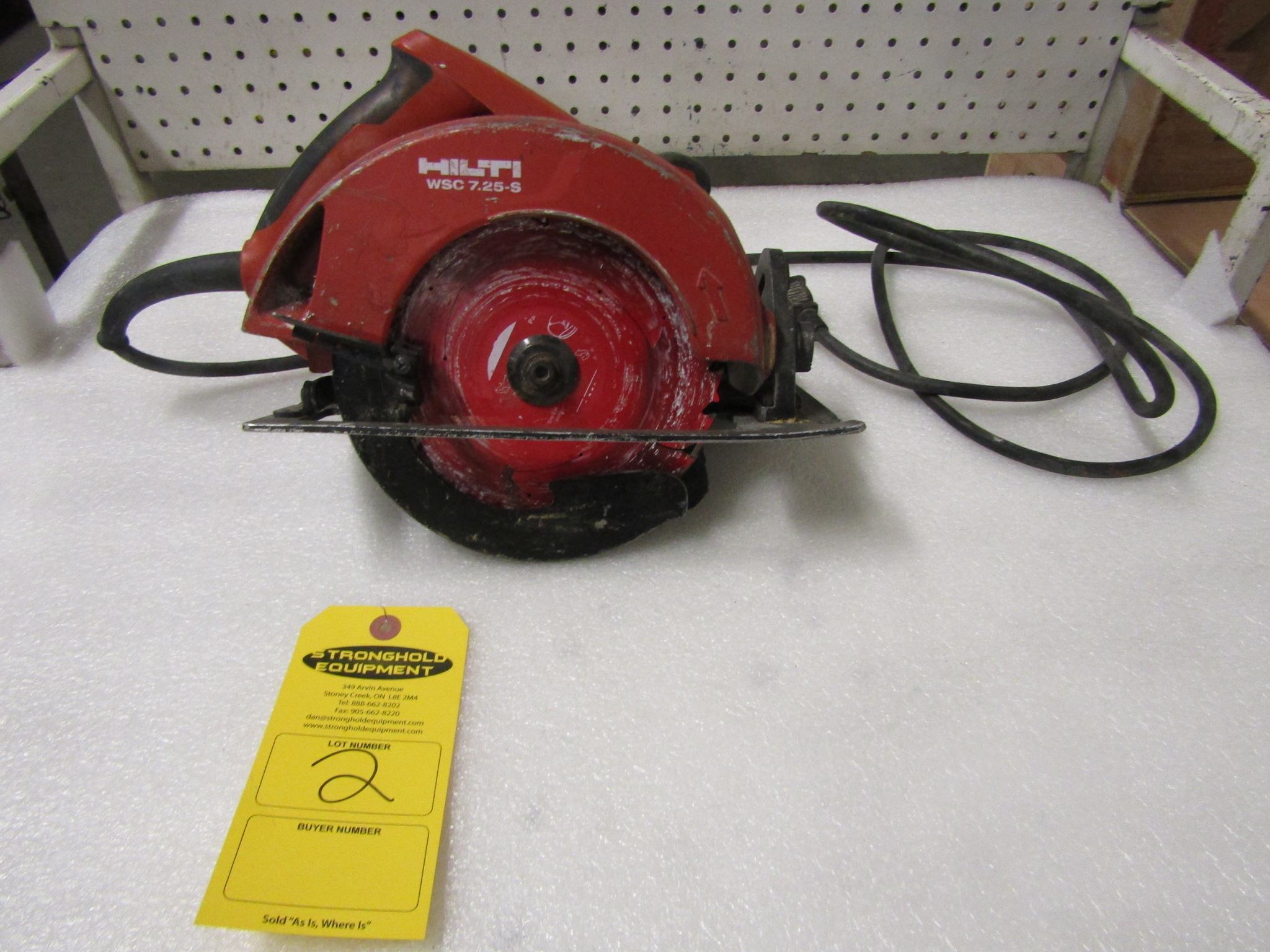 Hilti WSC 7.25S 7.25