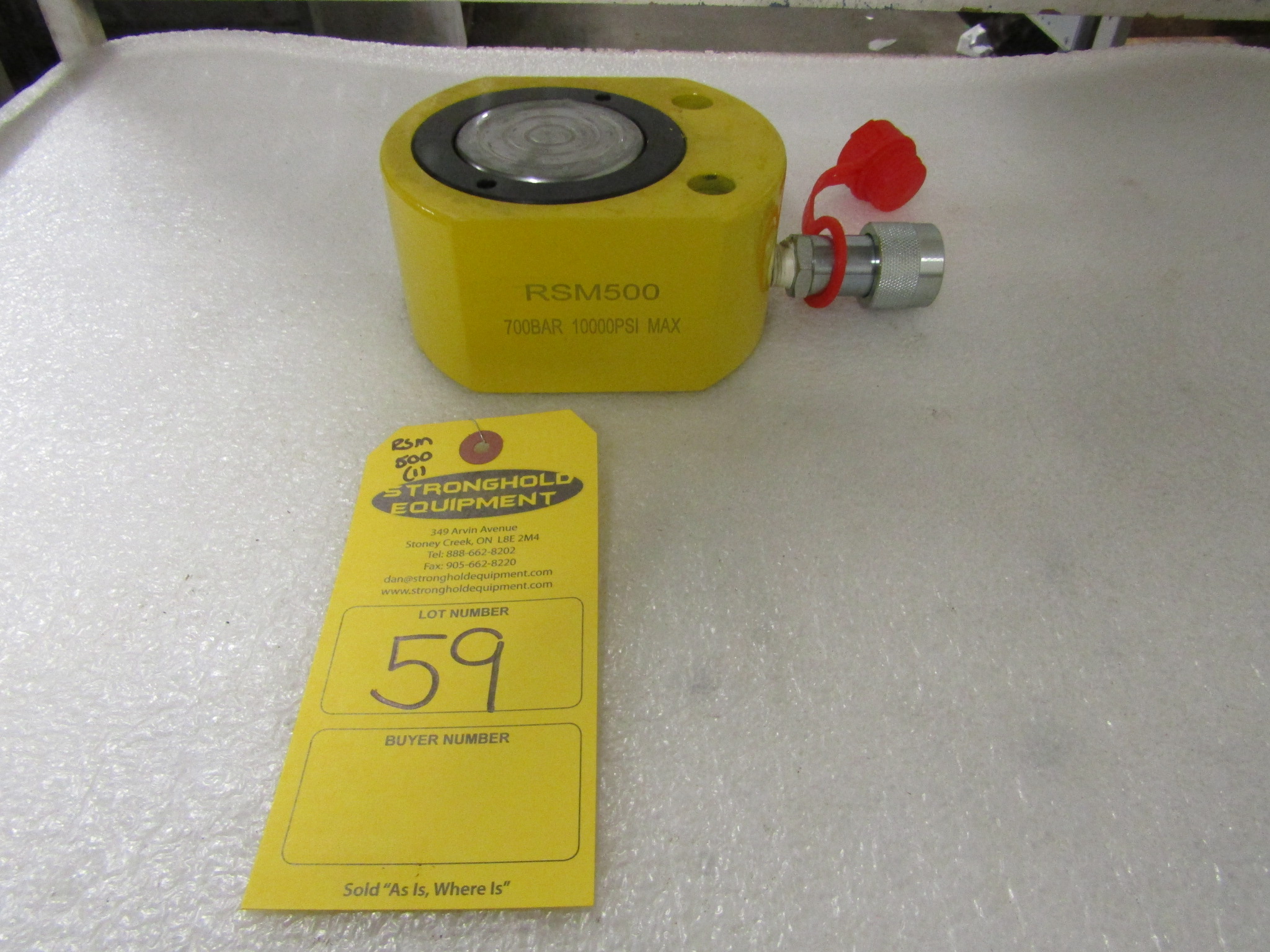 RSM500 50 Ton Hydraulic Jacks pancake jack style
