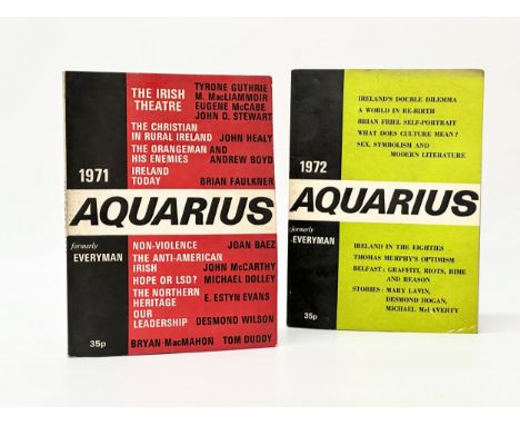 Aquarius. The Irish Theatre. 2 volumes. 1971-1972.