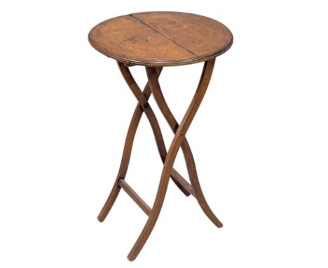An Early 20th Century poker work table. C. 1900-1910. Edwardian Period. 40x65cm