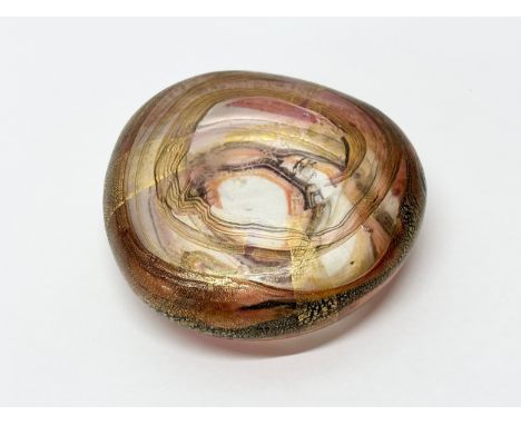 A Gozo Glass paperweight. 9x9cm