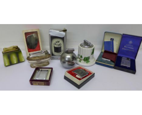 A table lighter and other lighters including boxed