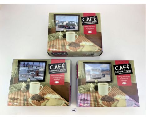 3 boxed Corgi Cafe Connection sets