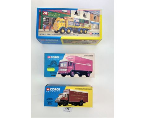 3 boxed Corgi Classics trucks
