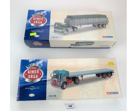 2 boxed Corgi Kings of the Road trucks