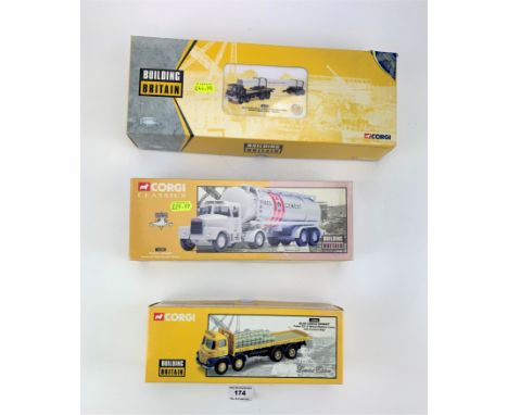 3 boxed Corgi Building Britain trucks