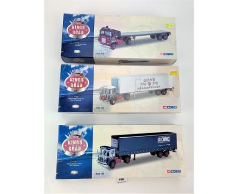3 boxed Corgi Kings of the Road trucks