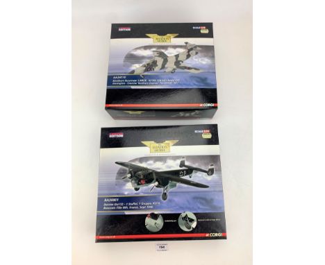 2 boxed Corgi Aviation Archive military airplanes