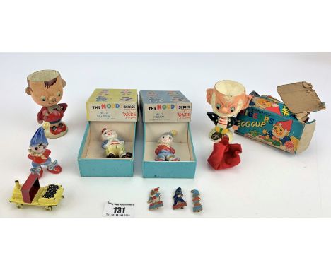 Collection of 1960’s Noddy items inc. Boxed Wade Noddy no. 1, boxed Wade Big Ears no. 2, wooden Noddy egg cup, boxed Big Ears