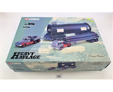 Boxed Corgi Heavy Haulage no. 31014 Ltd. Ed. Sunter Bros., ltd ed no. 1668