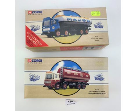 2 boxed Corgi Classics trucks – North Eastern Gas and Major (missing unpainted figures)