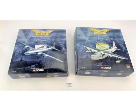 2 boxed Corgi Aviation Archive military planes