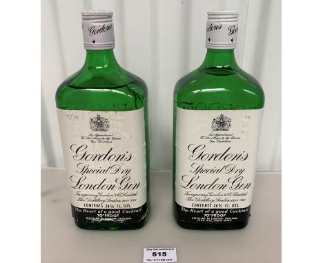 2 bottles of Gordon’s Special Dry London Gin