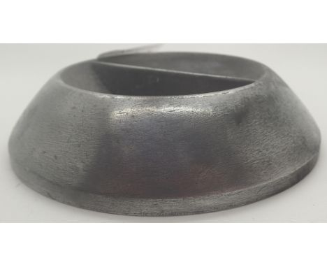 Vintage ashtray made from Matchless motorcycle badge D: 12 cm