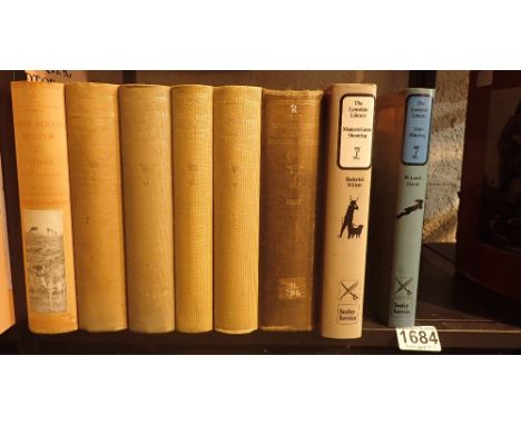 Eight hunting and shooting books from the Lonsdale Library 