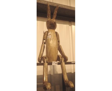 Wooden shelf rabbit, H: 70 cm