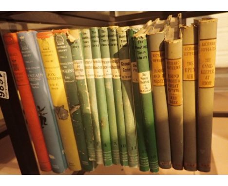 Hunting and shooting books including four Beaufort libray, Times Shooting library and four Richard Jeffries books 